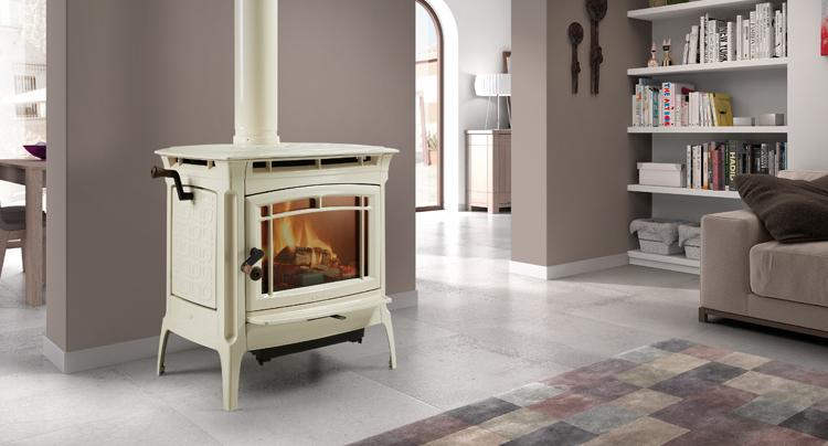 ESTUFA LEÑA MANCHESTER 2073031 ESMALTADO CREMA HERGOM ESTUFA LEÑA MANCHESTER 2073031 ESMALTADO CREMA HERGOM